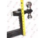  6 Position Adjustable Trailer 8" Drop w/ 2" & 2-5/16" Hitch Ball Mount Receiver 